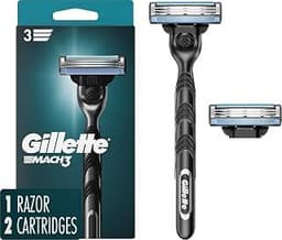 Gillette Mach3 Razor with 2 Blade Refills