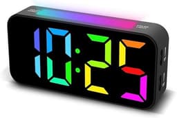 Topski Loud Alarm Clock with Dimmable Night Light