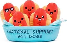 Emotional Support Hot Dogs Plush