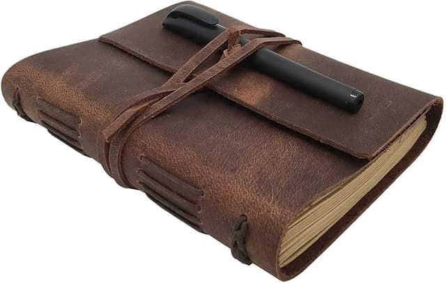 Genuine Leather Travel Journal