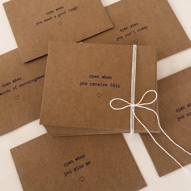 "Open When" Letter Envelope Set