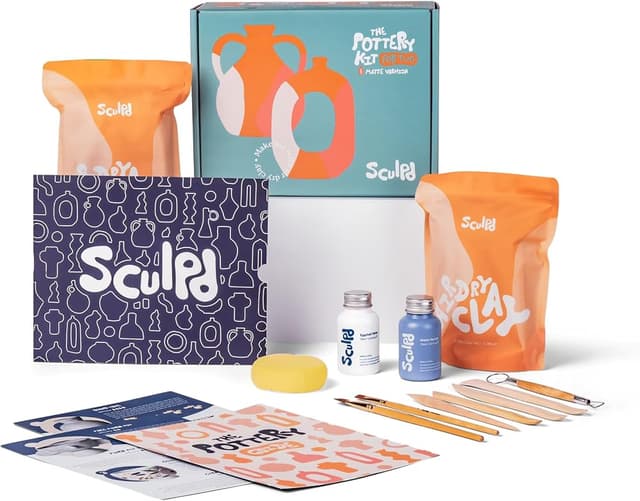 Sculpd Air Dry Pottery Kit