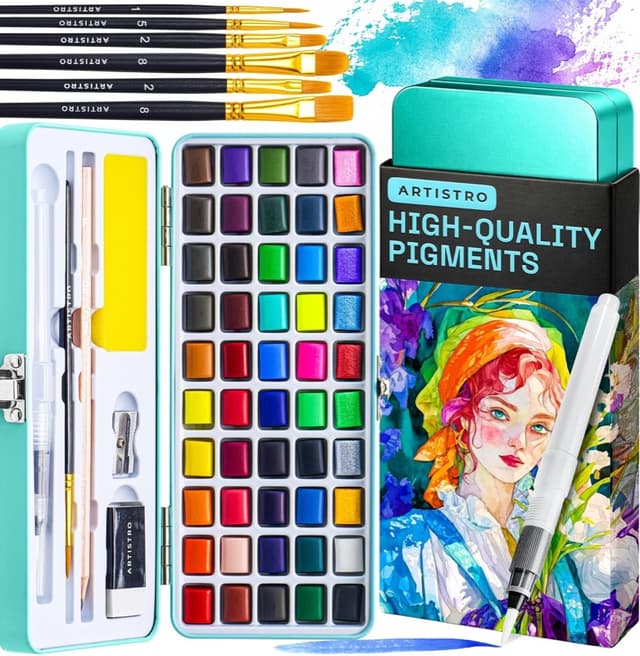 ARTISTRO Watercolor Set (50 colors)