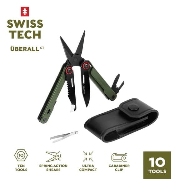 Swiss Tech Uberall 10-in-1 Multi Tool