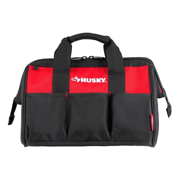 Husky 15" 8 Pocket Zippered Tool Bag