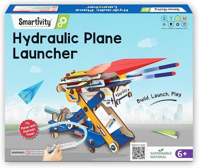 Smartivity Hydraulic Plane & Dart Launcher