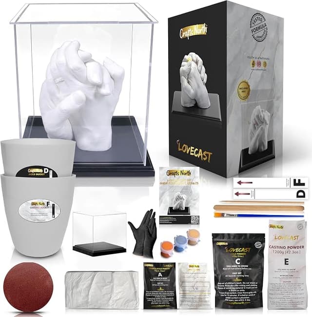 Crafts North Hand Casting Kit for Couples