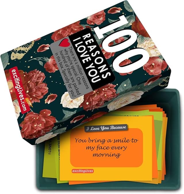 "100 Reasons I Love You" Card Box