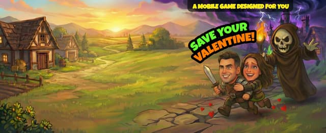 "Save Your Valentine" Personalized Mobile Game