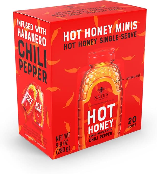 Nate's Hot Honey Minis (20 packets)