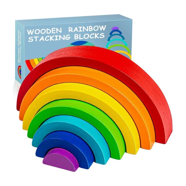 Rainbow Stacking Blocks