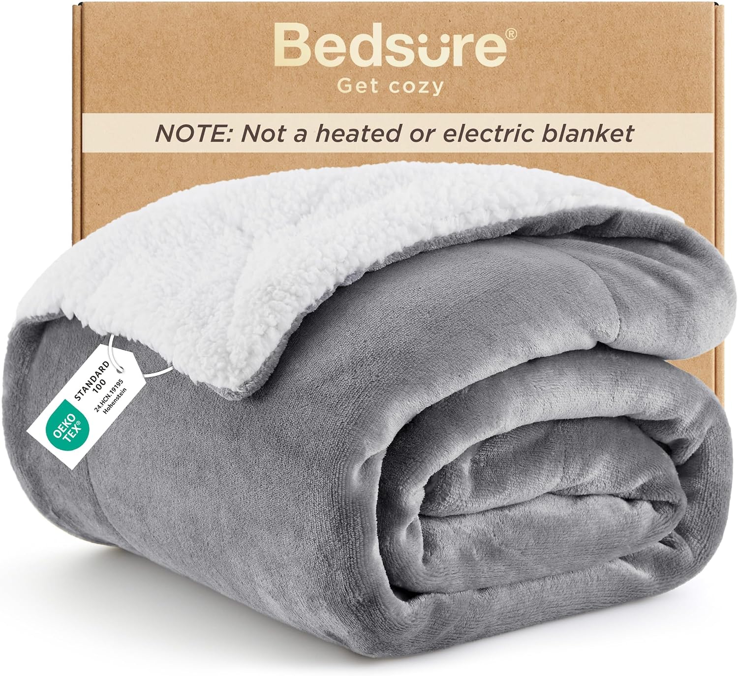 Cozy sherpa blanket marked high priority on a Christmas wishlist