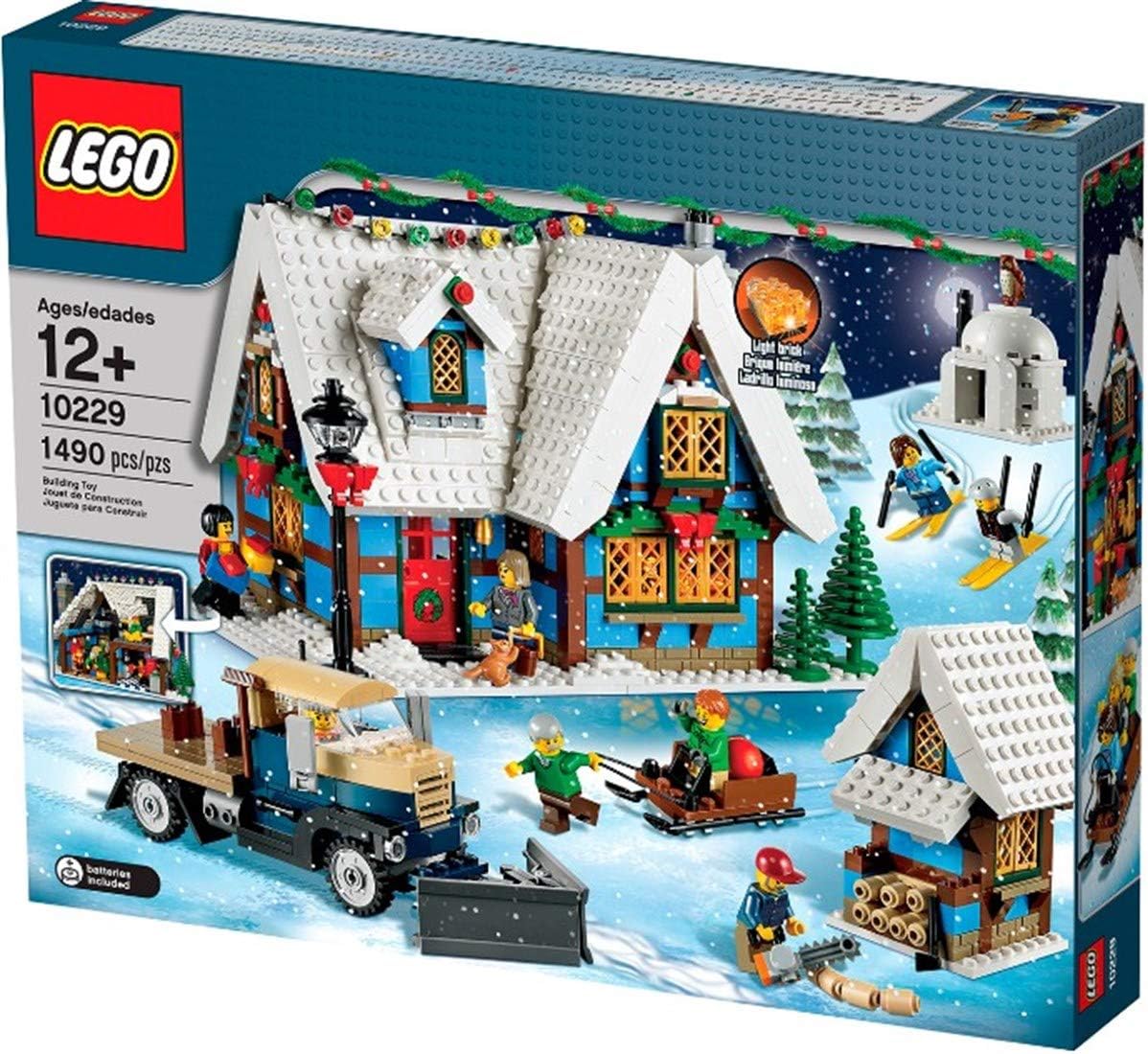 LEGO winter village house set reserved on a Christmas wishlist